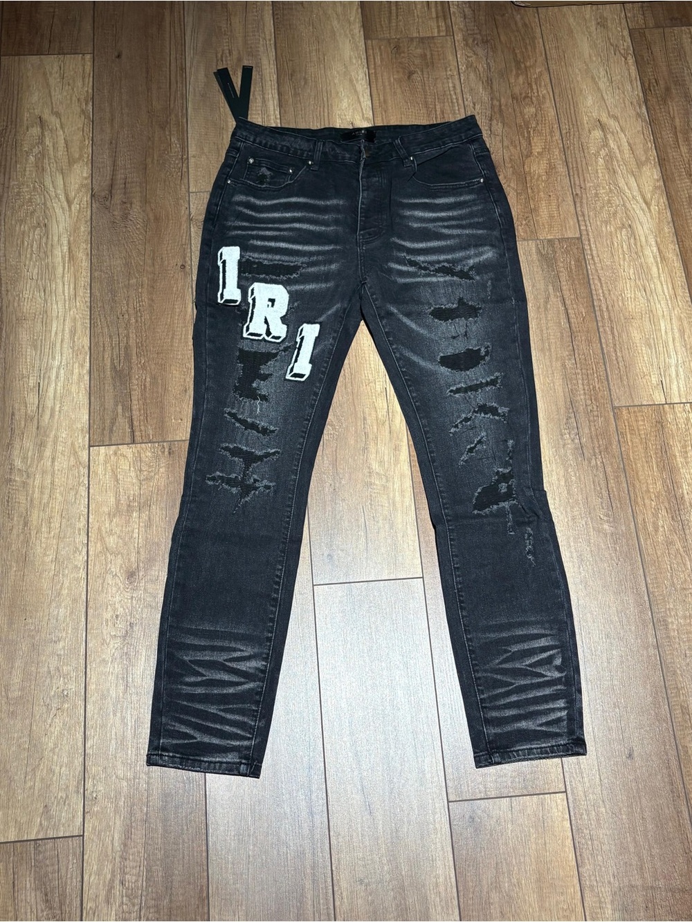 Amiri Mens Black Ripped Jeans Waist Size 30,32 Brand New